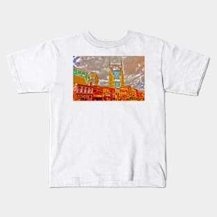 Nashville Skyline Kids T-Shirt